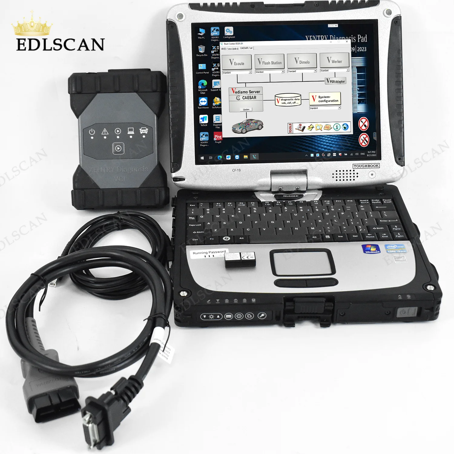 

For MB star c6 support DOIP CAN vci C6 sd connect Multiplexer with software C3/4 programmer Car ONLY diagnosis tool CF19 laptop