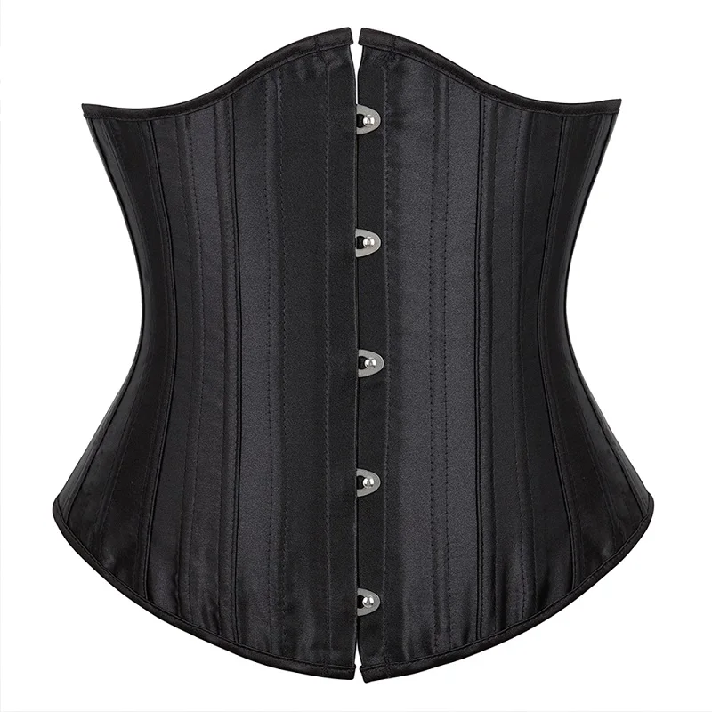 Body Shaper Waist Trainer Corset Bustier Top Waist Corset Lace Corset Slimming Body Shaper Woman Sexy Waist Trainer Underbust Corsets & Bustiers Satin Steel Boned Cincher Corselet 9075