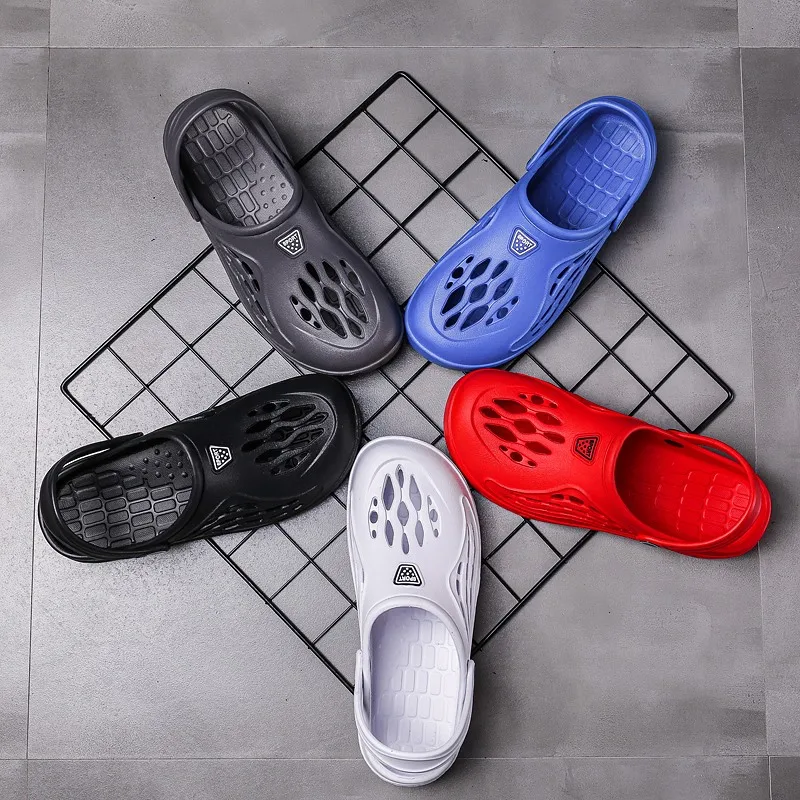 Men Shoes Unisex Summer Hollow Slippers Fashion Outdoor Sneakers Breathable Casual Couple Beach Sandal Flip Flops Shoes Slippers