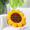 Sunflower Throw Pillow,Flower Shaped Pillows Floor Pillow Seating Cushion,Seating Cushion,Cute Room Decor & Plush Pillow for Bed 6