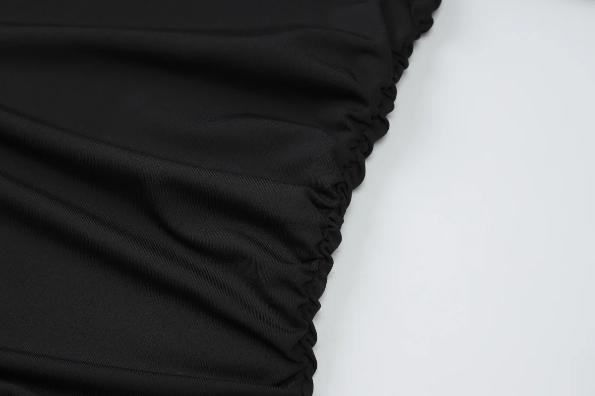 White Skew Collar Long Sleeve Maxi Dress For Women Autumn Winter New Bodycon Elegant Party Dress Female High Waist