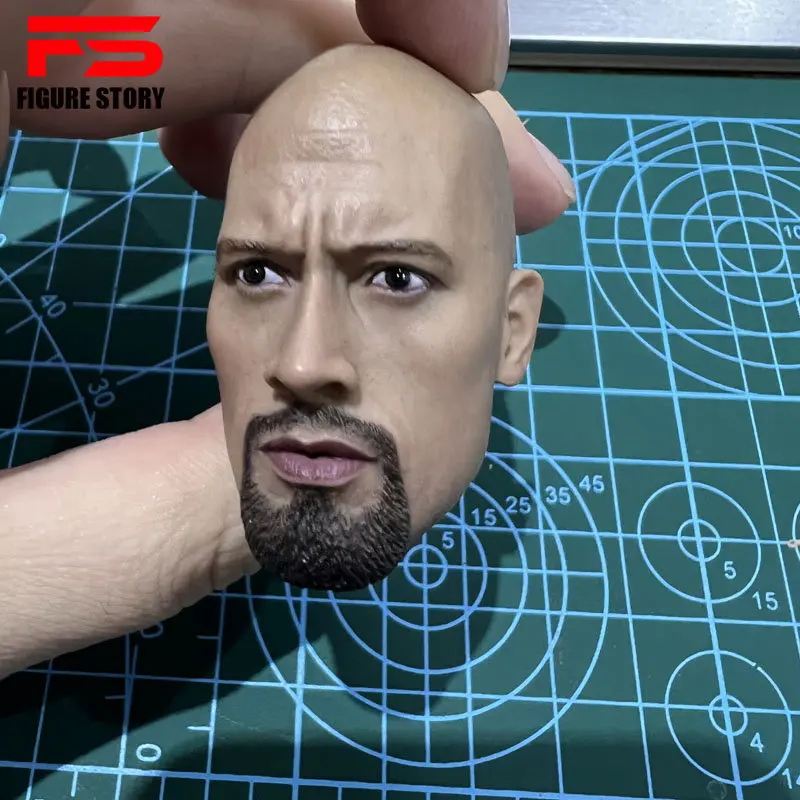 

1/6 Scale male dolls head sculpt Johnson head carving fit 12'' action figure body model