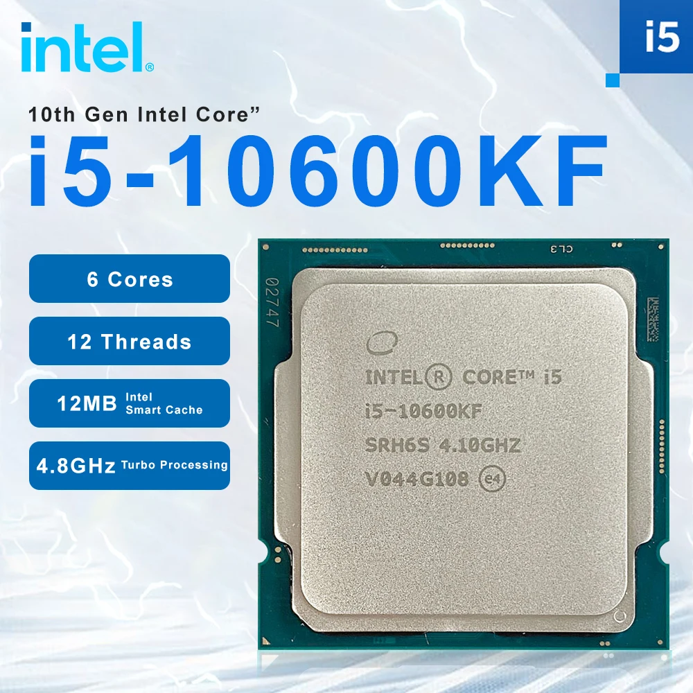 Intel New Core I5-10600kf I5 10600kf 4.1 Ghz Six-core Twelve-thread ...