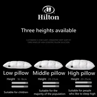 High-end down comfortable pillow5-star hotel pillow down pillow core cotton white goose down 3-dimensional cervical pillow core 2