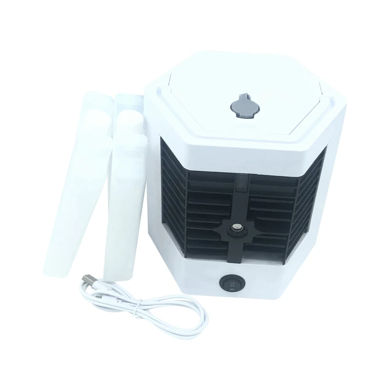 

Mini Air Conditioning Fan Desktop Cooler Fan USB Portable Spray Humidifier Water Cooling Fan For Bedroom And Desktop Easy To Use