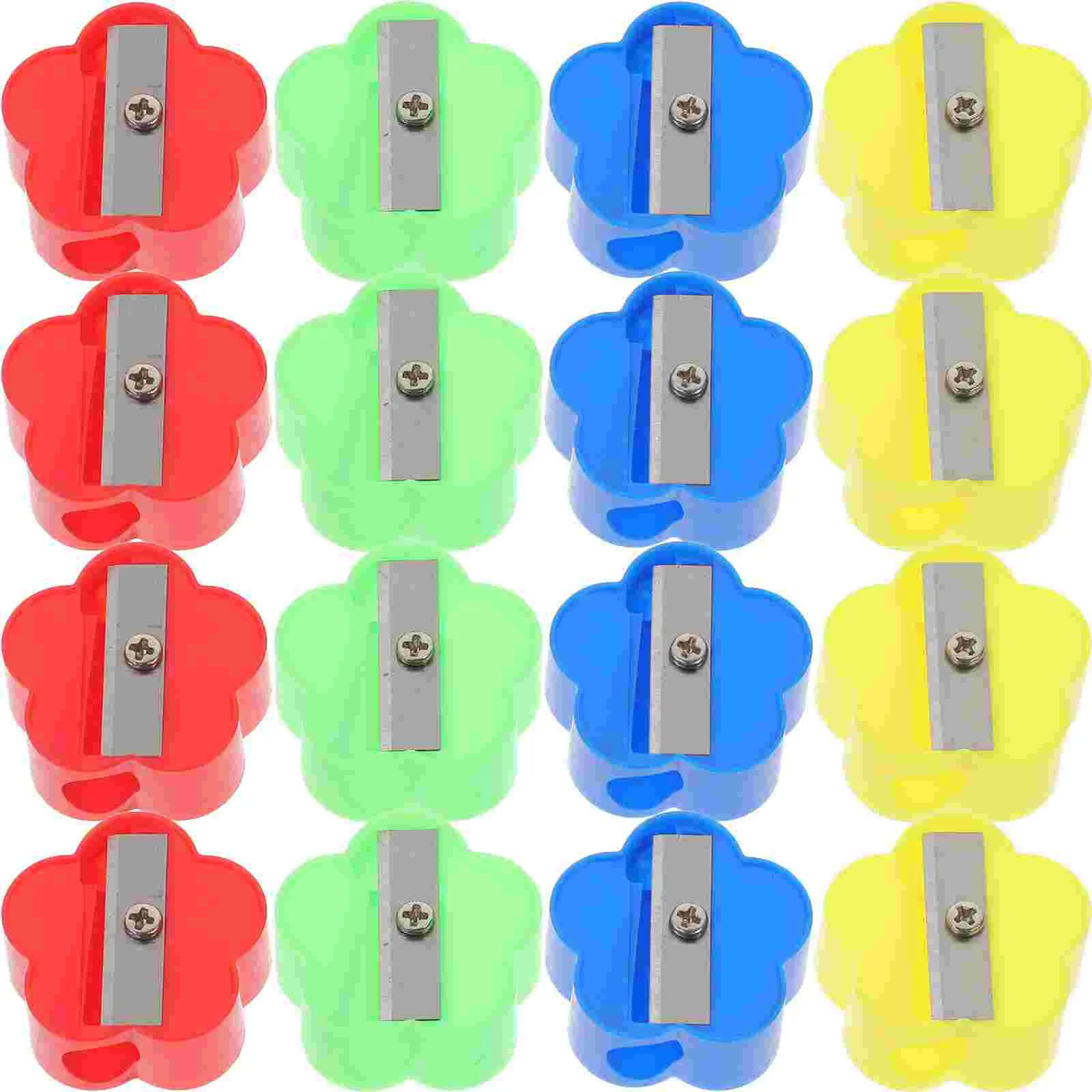 

40 Pcs Mini Single Hole Pencil Sharpener Colored Pencils School Supplies for Kids Manual