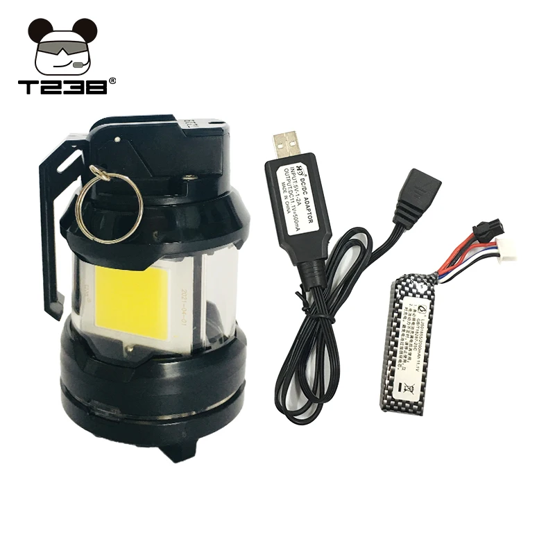 T238BlackFlashBombPaintballToyLEDLightStunLongsounding