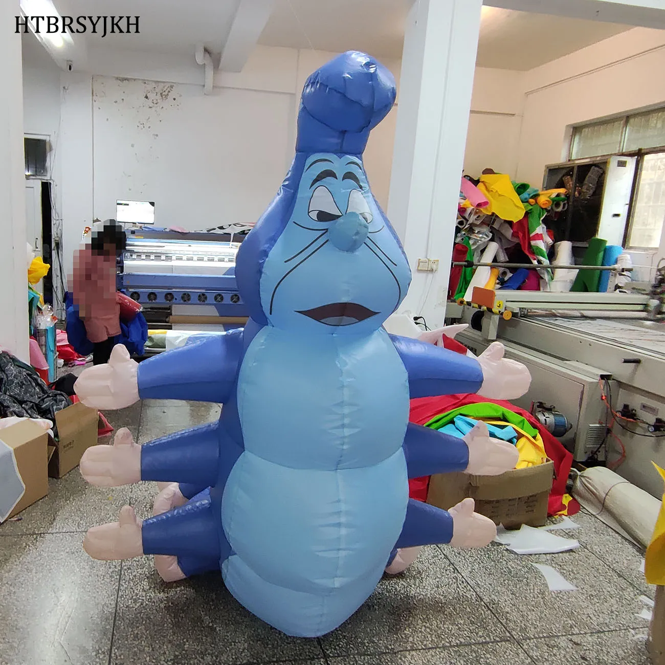 Inflatable Caterpillar 3D Cartoon Insert Figures Stage Theme Park Decoration Zoo Novel Toys Advertise Props Event Party Supplies