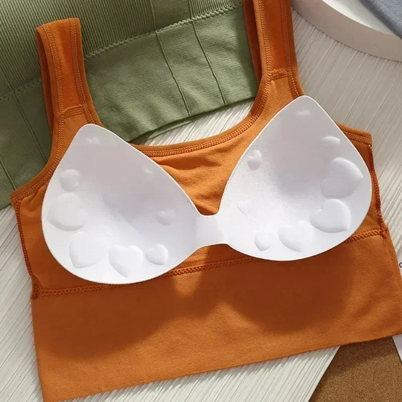 Women Lingerie Bra Seamless Korean Breathable Sports Bra Shockproof Crop Top Anti-sweat Yoga