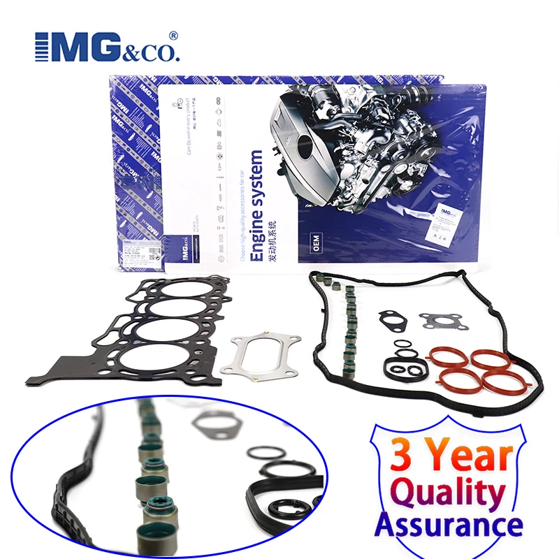 IMG Brand Engines Components Repair Kit OEM：06110-5R1-010 For Honda City FIT 2015- GASKET KIT, CYLINDER HEAD