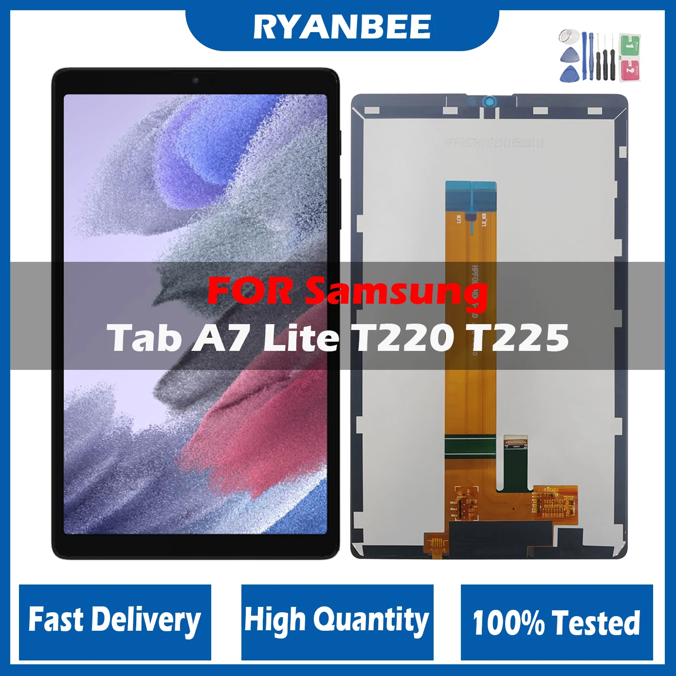 New For Samsung Galaxy Tab A7 Lite Sm-t220(wifi) Sm-t225(let) Table Pc  8.7inch Lcd Screen Display Digitizer Assembly Replacement - Tablet Lcds &  Panels - AliExpress