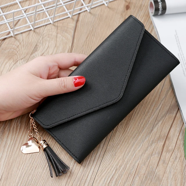 Fashion Zipper Wallet Ladies Long Wallet Tote Bag Coin Card Holder PU  Leather Wallet Wallet - AliExpress