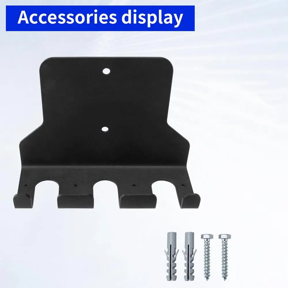 Description Picture 2 of itemBarbell Rack Wall Mount Vertical Home Gym Bar Holder Gym Bar Holder Wall-Mounted Space-Saving Powder Coated Holder For Durabilit