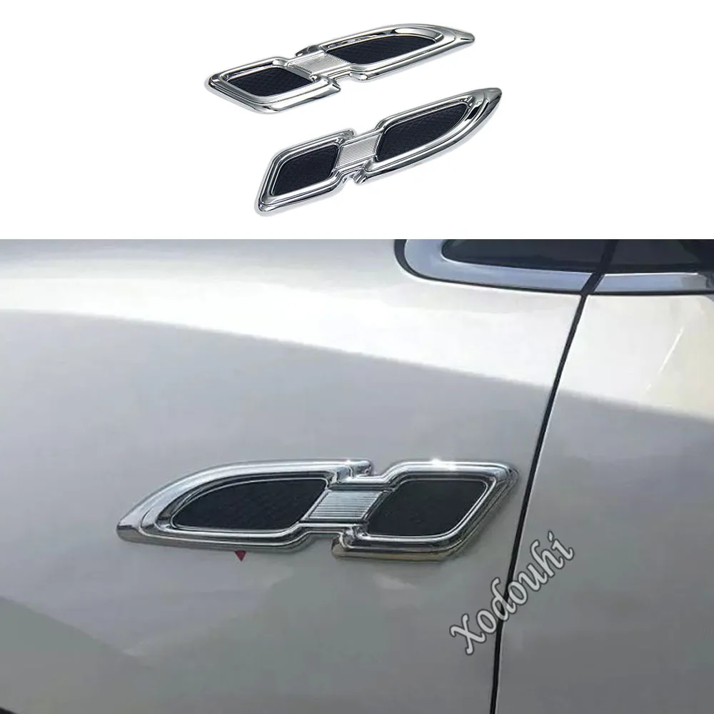 

Для Nissan Murano 2015 2016 2017 2018 2019 автомобильный Стайлинг корпус палочка переднее боковое крыло вентиляционные отверстия Выходная лампа отделка часть