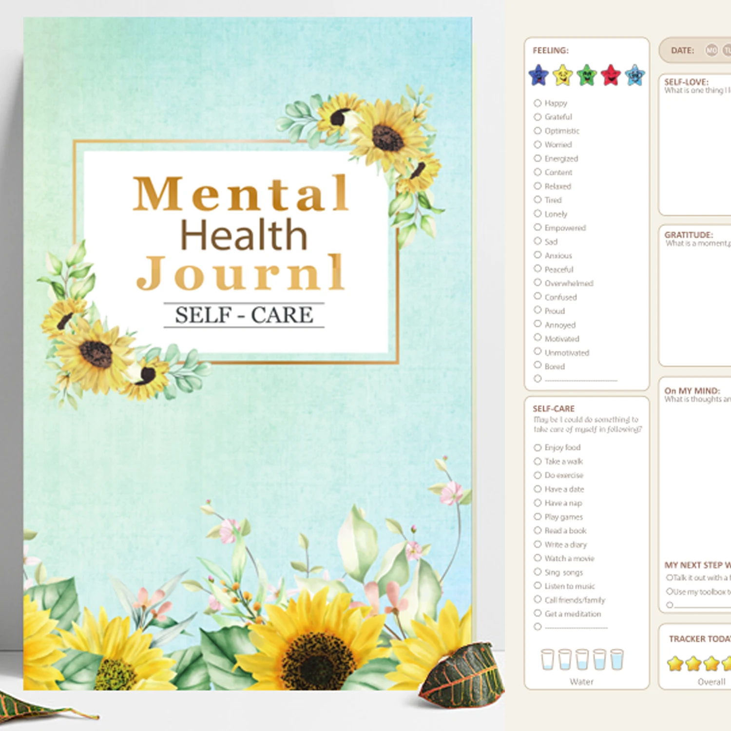 100-Day Mental Wellness Journal - Guided Diary for Self-Care ...