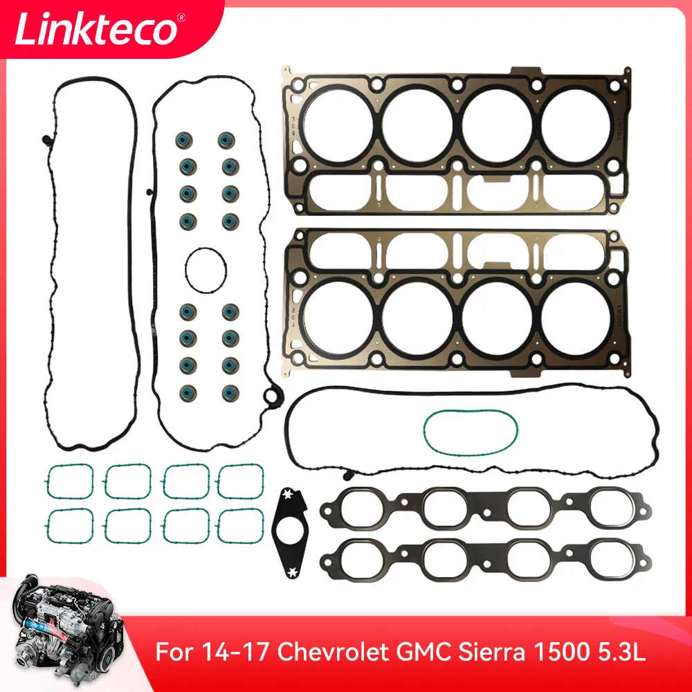 

Linkteco Engine Rebuilding Kits Cylinder Head Set For Chevrolet GMC Sierra 1500 5.3L 2014-2017 Years OE HGS4308