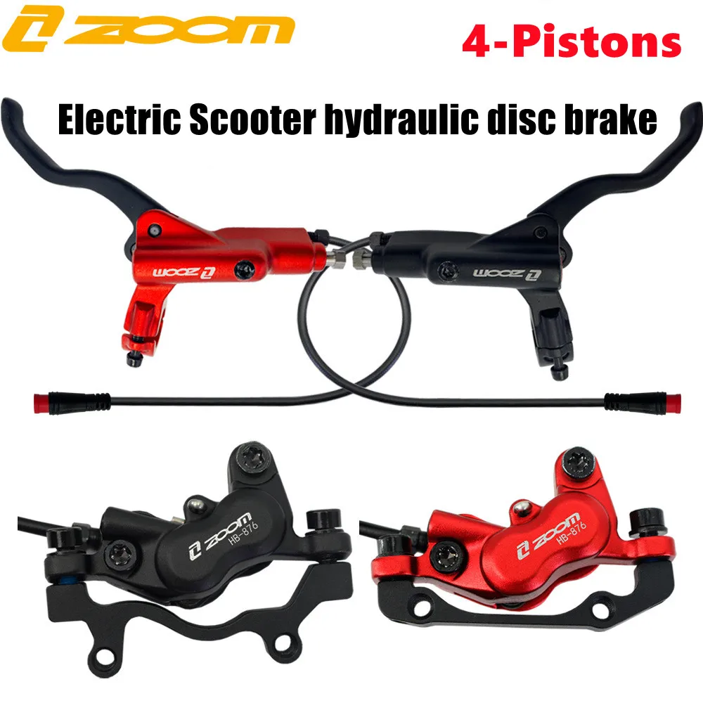 Zoom 4pistons Electric Scooter Hydraulic Disc Brake Cut Off Power