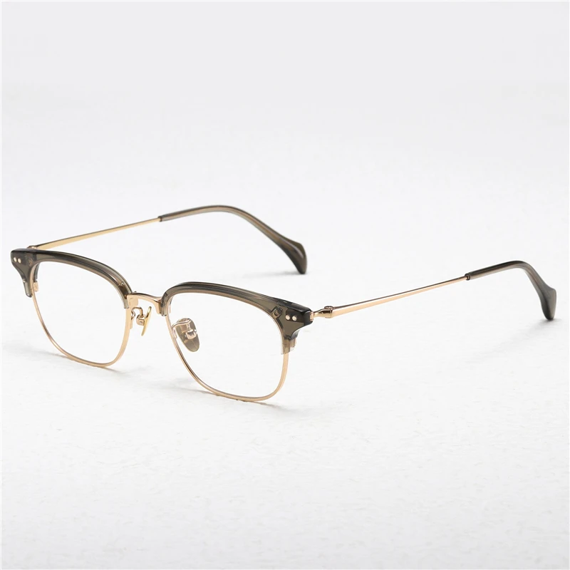 

Оптические очки для мужчин и женщин, ретро дизайнерские модные квадратные оправы из ацетата и стекловолокна в европейском и американском стиле