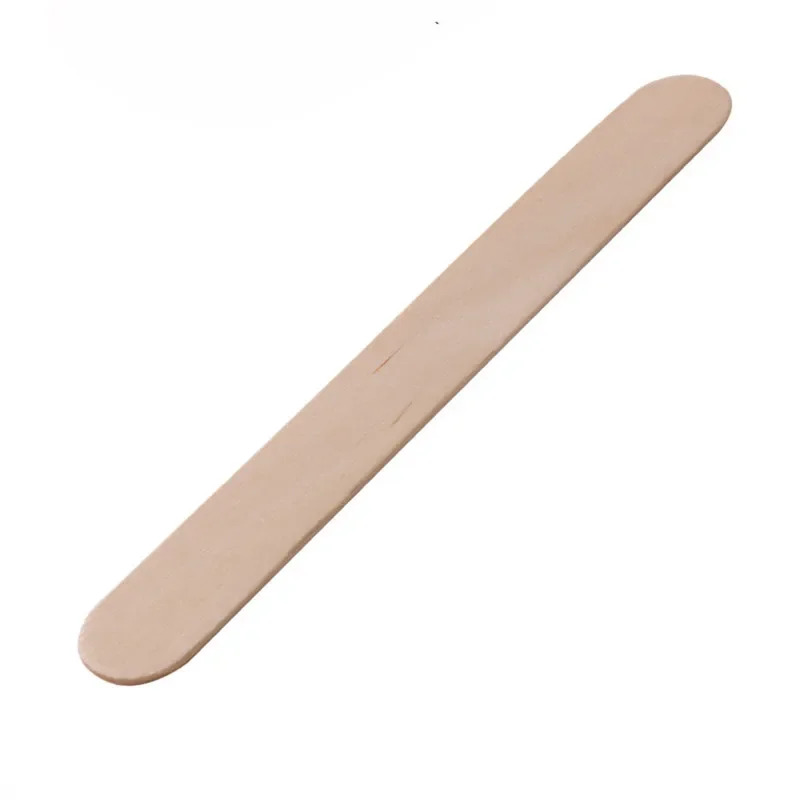 100pc Face Eyebrows Hair Remove Wooden Waxing Stick Body Beauty ToolApplicator Depilation Disposable Bean Spatula Wooden Stick