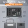 LiFePO Portable Power Station Solar Generator with UPS Function Fast Charge Home Battery Backup for CPAP Outdoor RV Van 5