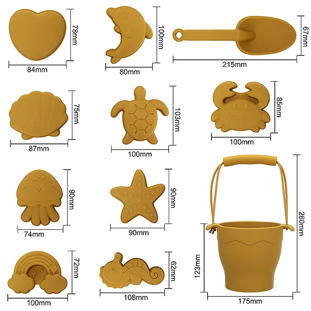 Beach Toys for Kids Ins Style Baby Beach Toy Set Children Summer Toys for Beach Play Swimming Sand Water Game Play Outdoor Toy 2