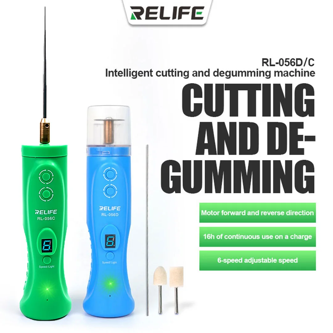 RELIFE RL-056D 056C Intelligente Schneiden Und Entschleimung Polieren Maschine OCA Kleber Entferner Bildschirm Entferner Für Handy Reparatur
