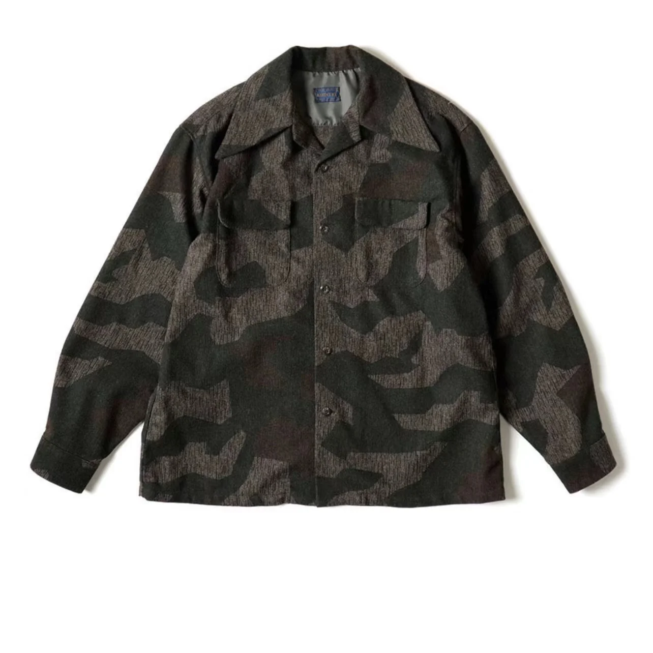 

2024 Kapital Vintage HighQuality Japanese 22Ss Camouflage Military Style Casual Jacket Fashion Shirt