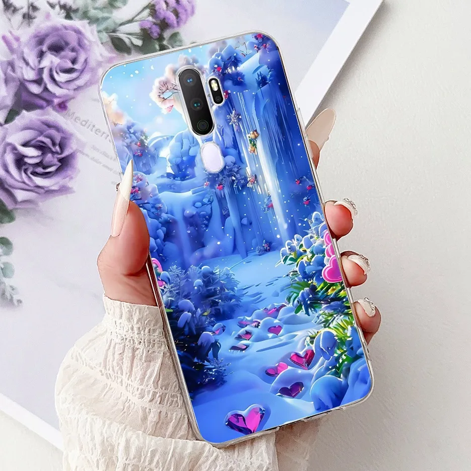 Luxury Shockproof Painted Phone Case with Soft s Bags