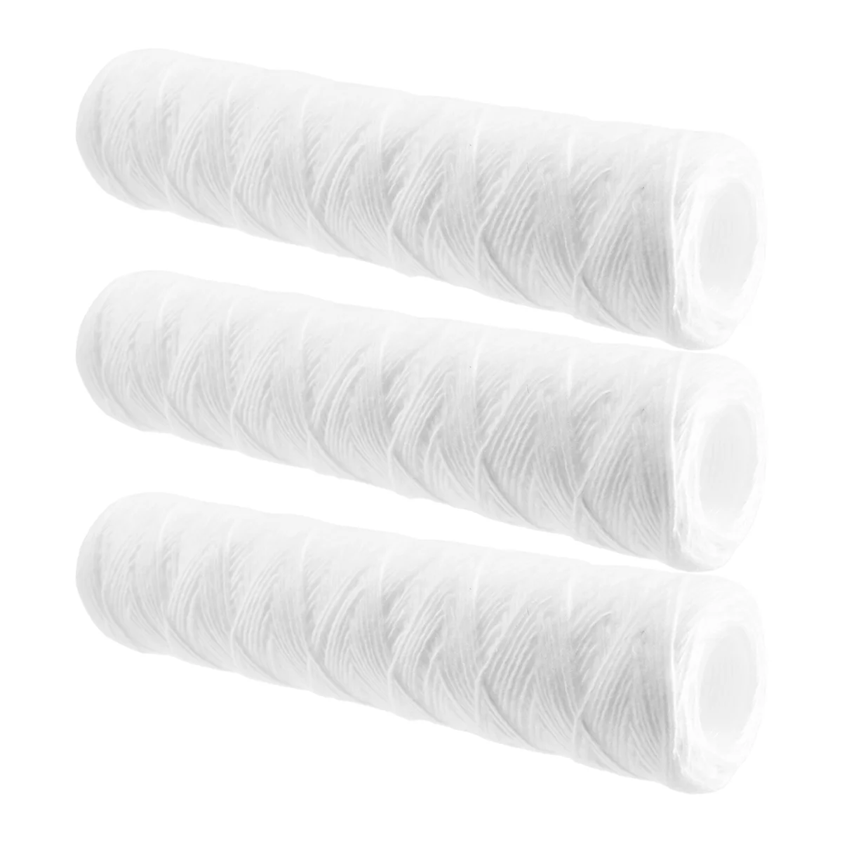 Water Purifier 10 Inch String Wound Filter 5 Micrometre PP Cotton Filter Sediment 3Pcs