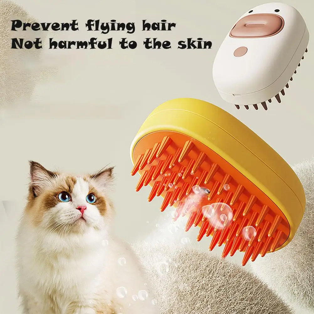 

3 In1 Pet Electric Spray Comb Cleaning Steamy Spray Removal Pet Brushes Pets Comb Grooming Hair Brush Beauty Accessories Ma I0v1