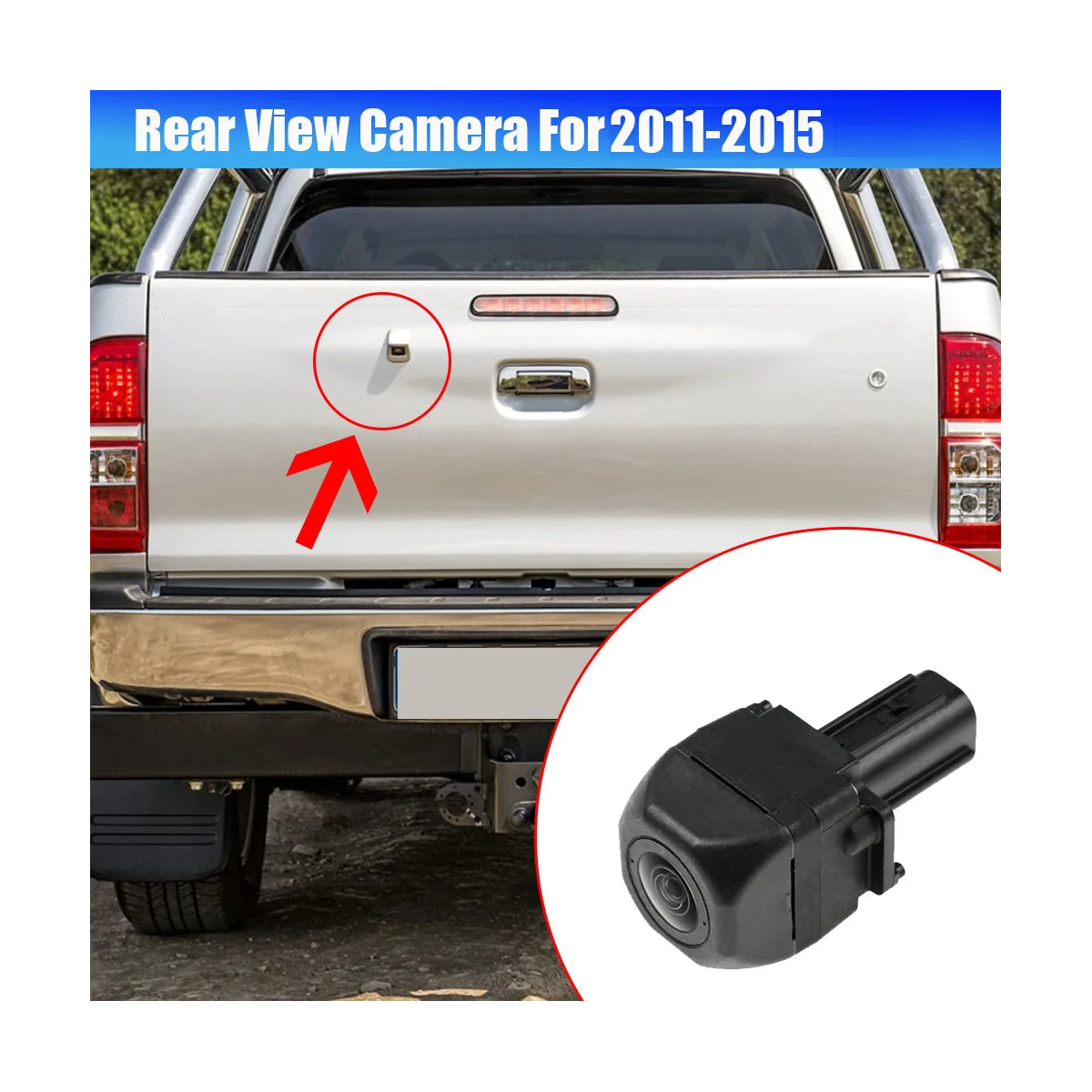 

Для Toyota Hilux 2011-2015 камера заднего вида, вспомогательная камера заднего вида 86790-71030 / 8679071030