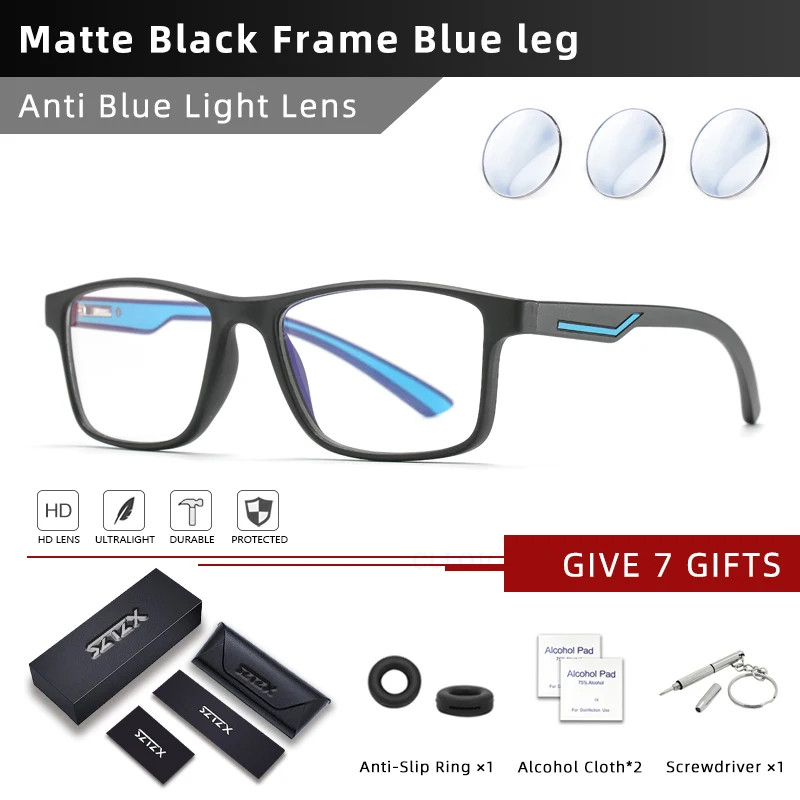SZTZX Classic Photochromic Anti-Blue Light Reading Glasses