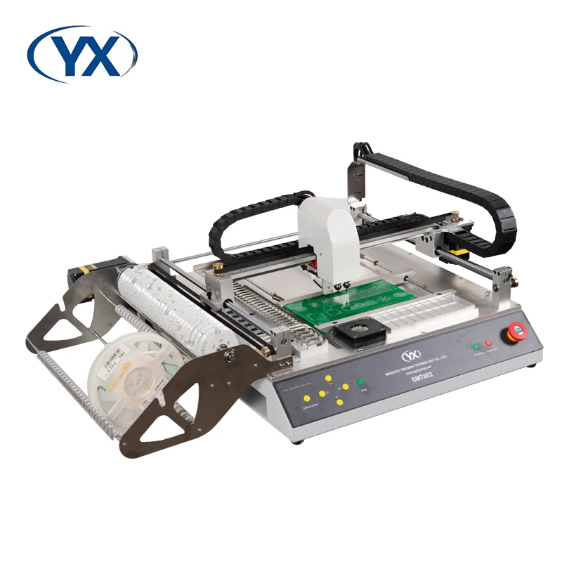 

SMT802A-S HD Camera Automatic Small Desktop Pick and Place Machine SMT High Speed LED Mounting Machine