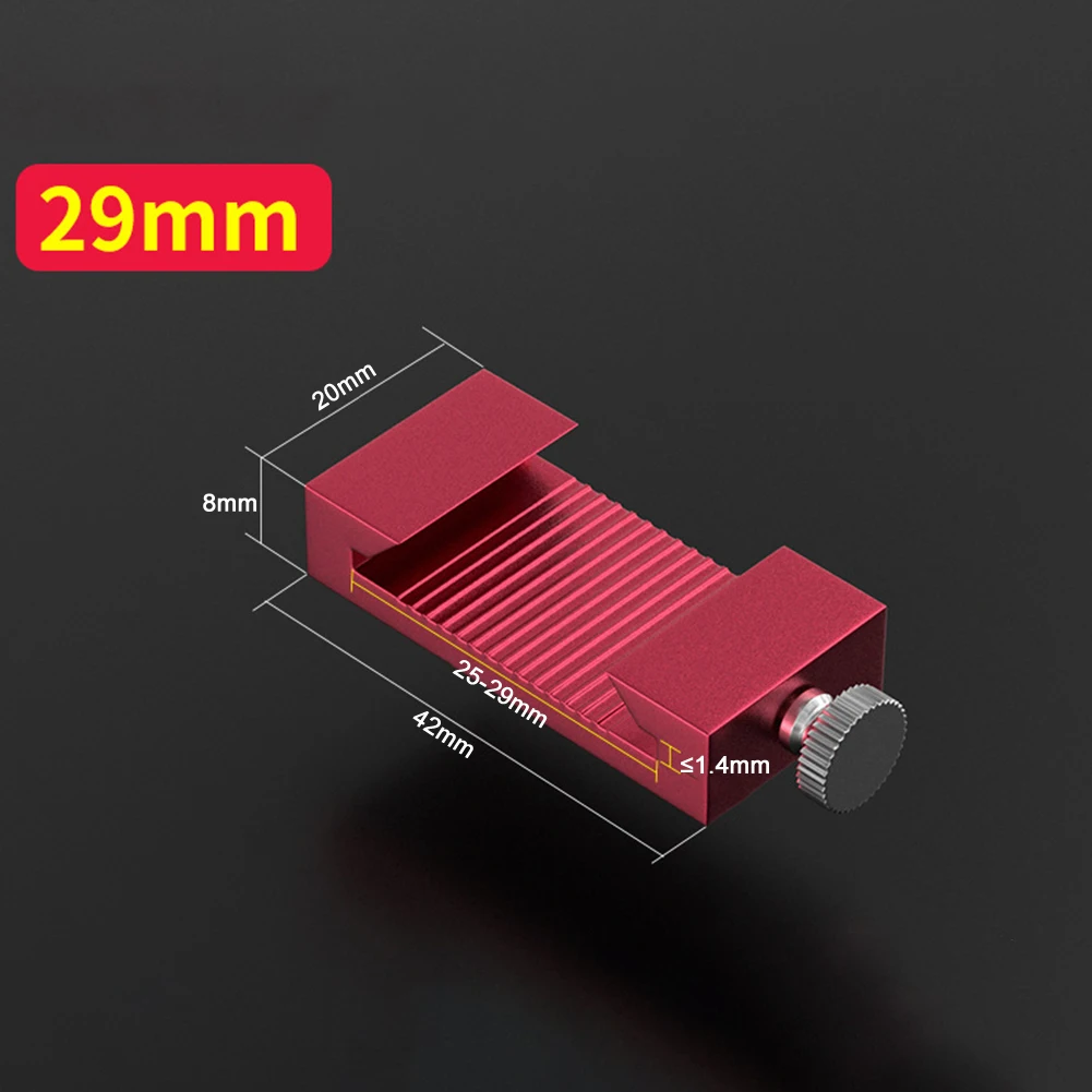 Easy To Use Ruler Positioning Tool Calibrator Line Scribers 29mm Positioning Limit Block Carbon Steel Material