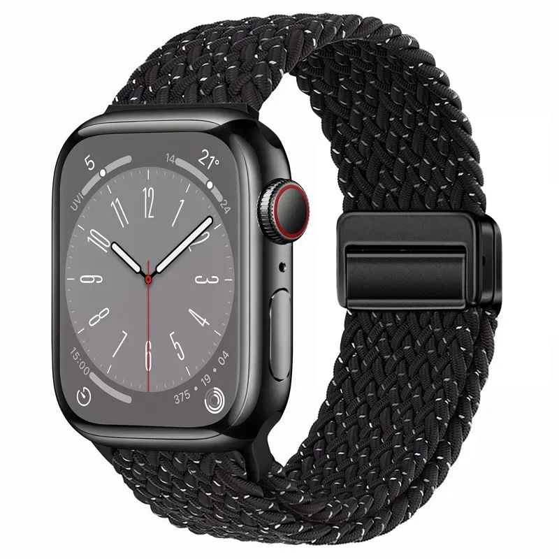 Premium Nylon Braided Loop Strap with Magnetic Closure