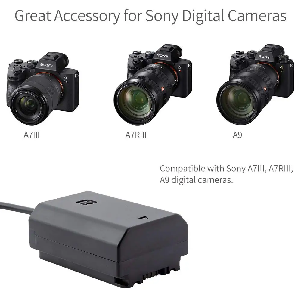NP-FZ100 NPFZ100 Dummy-Akku Vollständig dekodierter DC-Koppler für Sony ILCE-9 Alpha A9 A7RM3 A7RIII A7M3 Kamera_voghion.com