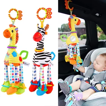 Plush Animal Baby Rattle 1