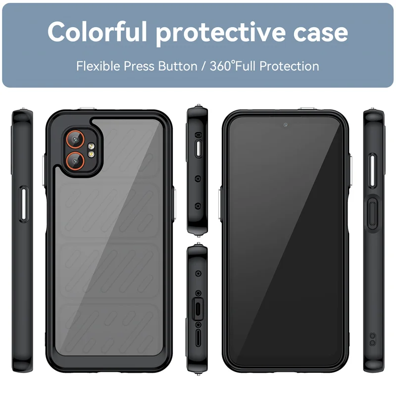 Transparent Shockproof TPU+PC Case for Samsung Galaxy XCover7 Pro