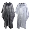 Hair Cut Cover Cloth Feather Pattern Waterproof Hairdresser Cape 1