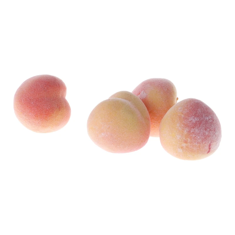 Simulation Artificial Peach 20pcs artificial fruits and vegetables For Fake Fruit Disply Home Party Decor