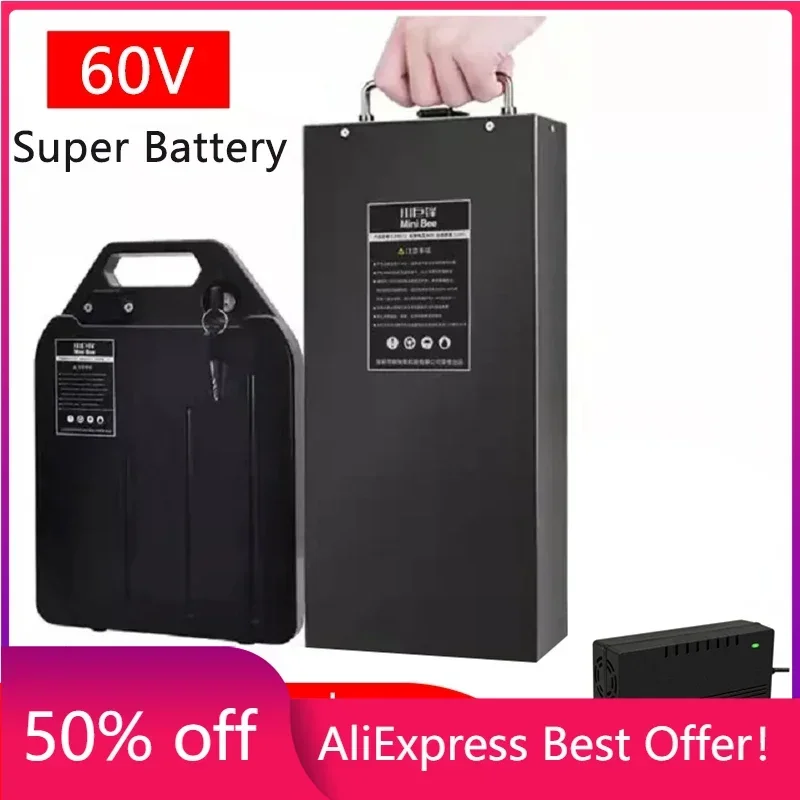 

Harley electric car lithium battery waterproof 18650 Battery 60V 20ah for two Wheel Foldable citycoco electric scooter bicycle