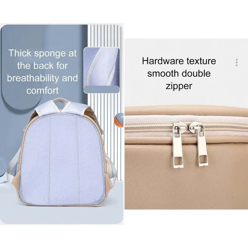 Portable Transparent Pet Backpack Foldable Outdoor Carrying Cats Bag Breathable Travel Bags for Kittens/Dogs Going Out Pets Bag