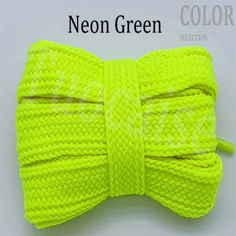 Premium 20mm Thick Flat Colored Soft Shoelaces