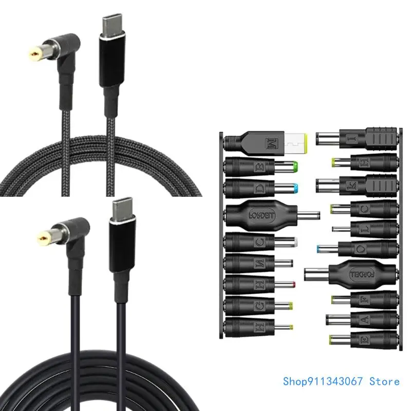 

UsbC TypeC to DC5,5x2,1 мм 4,0x1,7 мм 3,5x1,35 мм PD триггеры кабель питания преобразователь адаптер линии для ЖК-мониторов