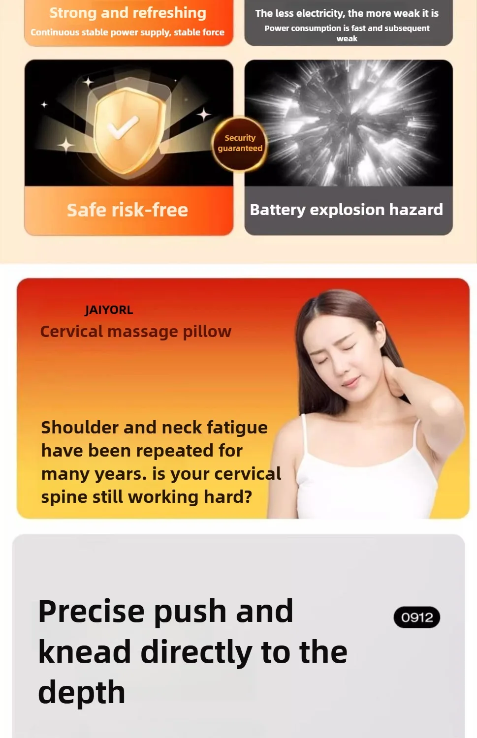 Electric Neck And Shoulder Shiatsu Massager With Heating Function_voghion.com