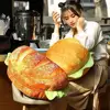 3d Printed Burger Pillow Cheeseburger Plush Pillow 3d Simulation Hamburger Stuffed Cushion for Kids Bedroom School Classroom 4
