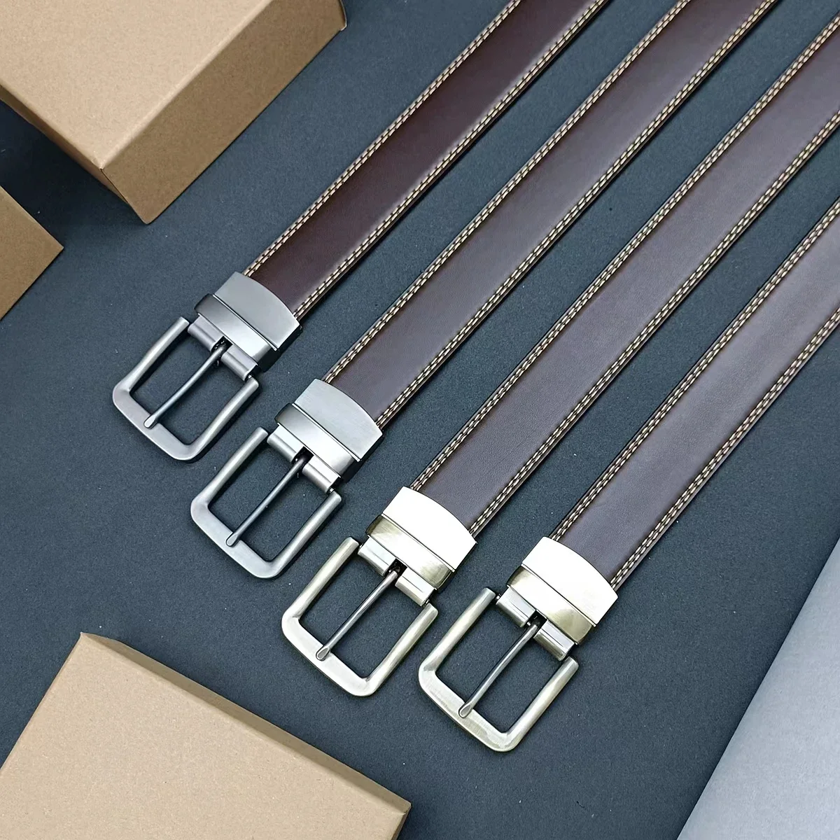 

Men Women Belts New Retro Advanced Fashion Waistband Belt Ladies Pin Buckle Belt Paired with Jeans Skirt Simple Trend