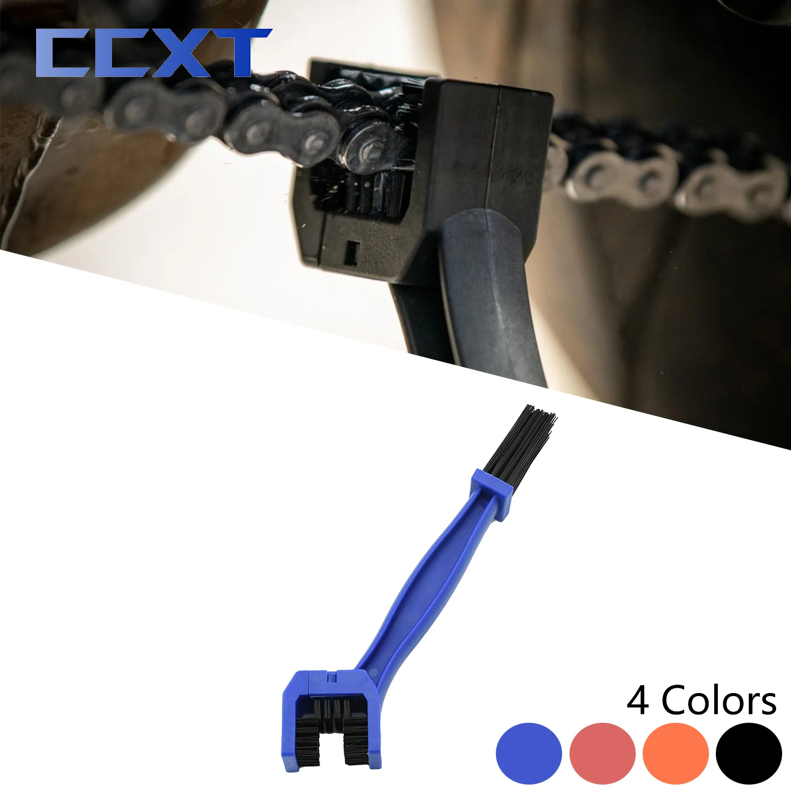 

Motorcycle Chain Brush Cleaner Plastic Bike Cycling Clean Chain Cleaner Outdoor Scrubber Tool For KTM Yamaha Honda Kawasaki Etc