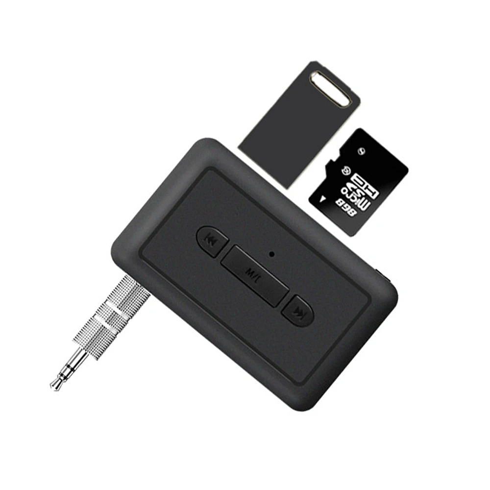 Bluetooths 5.3 Transmitter Receiver 2 In 1 Audio Wireless Adapters for Car TV PC Speakers 3.5mm AUX Jack Support TF Card U-disk bluetooth adapter bluetooth audio receiver bluetooth transceiver adapter bluetooth aux adaptor