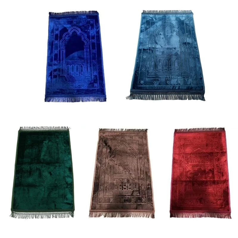 

Handwoven Prayer Rug Middle Eastern Praying Mat Intricate Detailing Artwork Soft Drop shipping